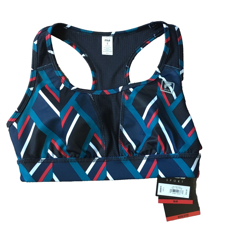 New Black Sports Bra S 4 6 Athletic Running Yoga Medium Support Workout Fitness